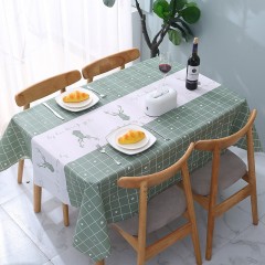 Table Cloth Ins Wind Wash Free Oil Proof Table Cloth Creative Home Waterproof Cloth Stall Net Red Table Mat Tea Table Cloth Wholesale
