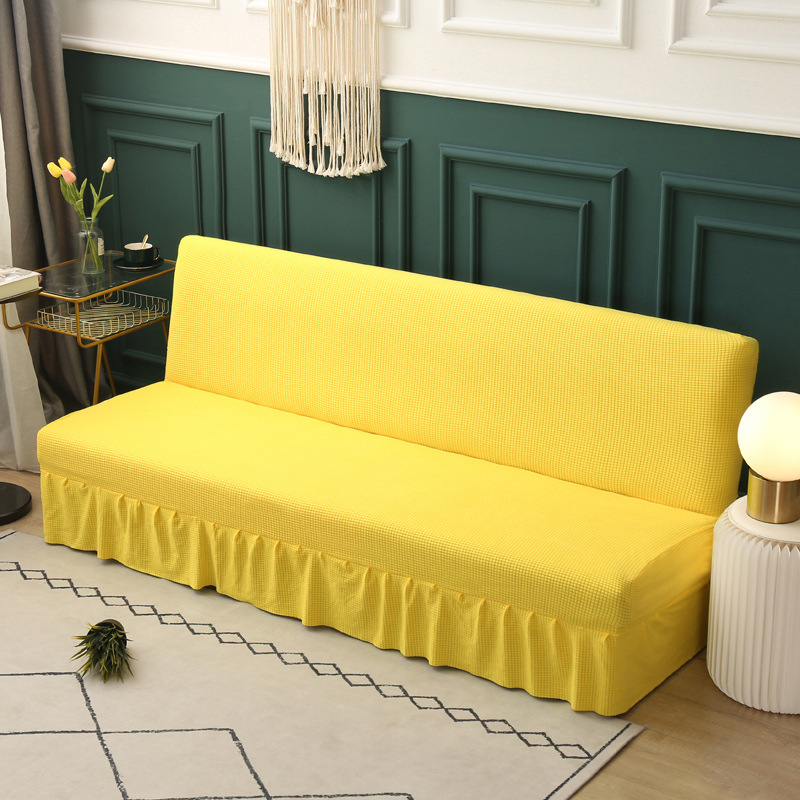 Folding Sofa Bed Covers, Simple Armless Sofa Cover...