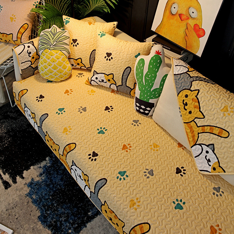 Modern Simple Sofa Cushion Cover Fabric Art All Se...