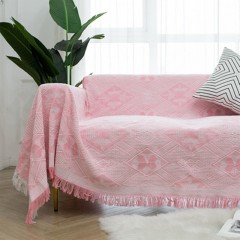 Sofa Blanket, Nordic Cover, Ins Towel Cover, Full Cover Cushion, Single Person Mesh Red Dust Cover Wholesale, Independent Station Manufacturer