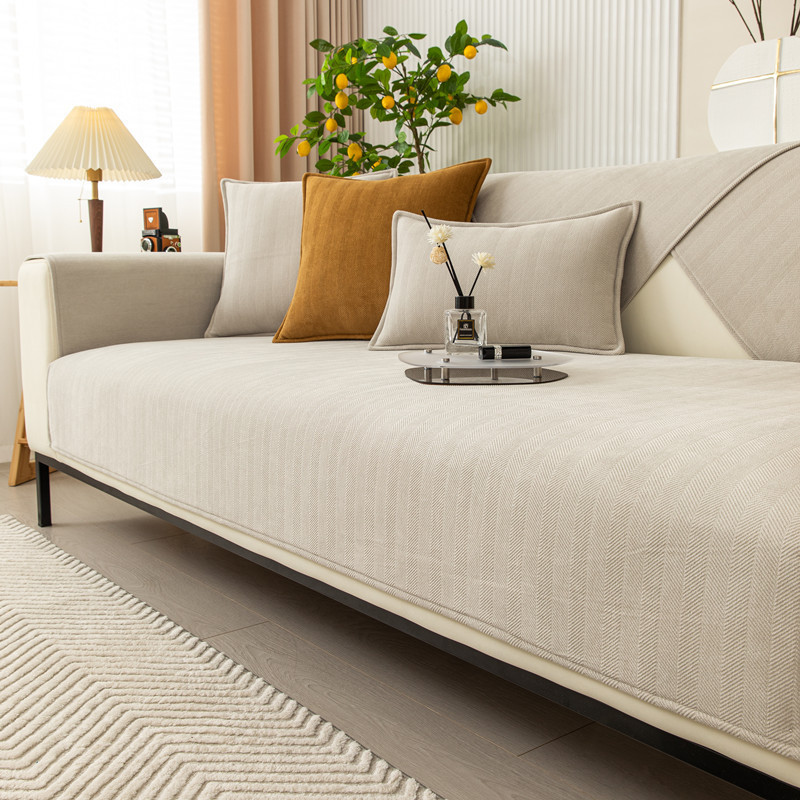 Four Seasons Universal Sofa Cushion Chenille Herri...