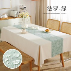Popular Middle Eastern Style Thickened Cotton Linen Table Mat, Rectangular Tea Table Towel, Tablecloth, Ins Wind Waterproof And Oil Proof Wholesale