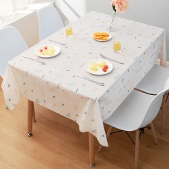 Table Cloth Waterproof, Oil Resistant, And Washable PVC Table Mat, Desk Ins, Nordic Rectangular Household Tea Table Cloth Fabric Art For Students