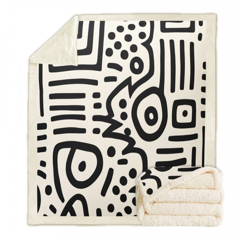 Original Double Layered French Velvet Blanket With...