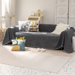 Nordic Solid Color Chenille Tassel Covers, Modern Minimalist Sofa Covers, Minimalist Household Products, All Covers