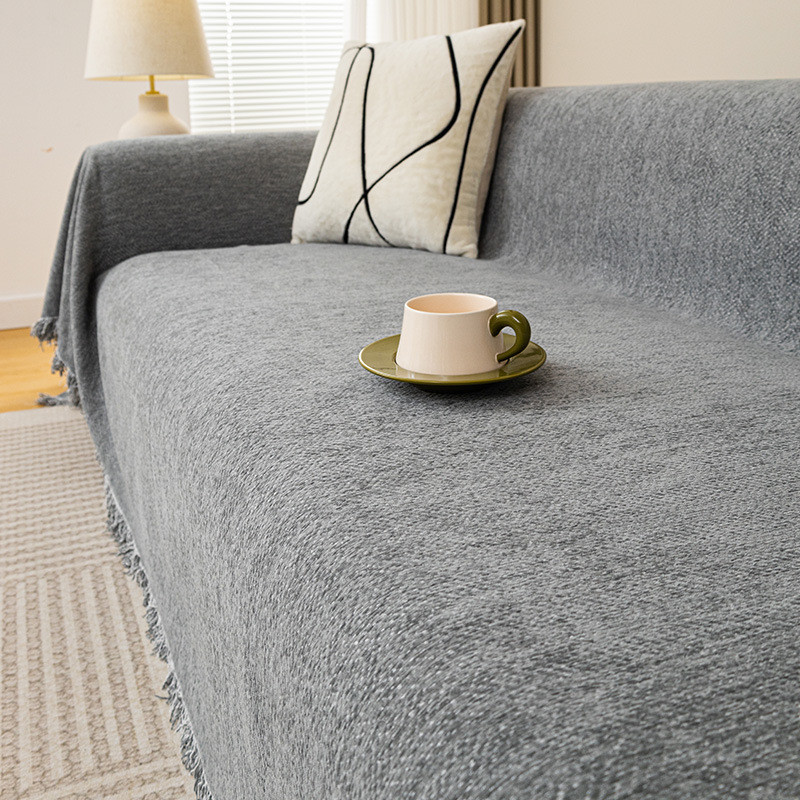 Modern Fengxue Neil Sofa Towel Herringbone Pattern...