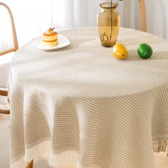 Table Cloth Knitted Fabric Art Dining Table Cloth Lace Tea Table Cover Cloth High Grade Circular Table Cloth Rectangle