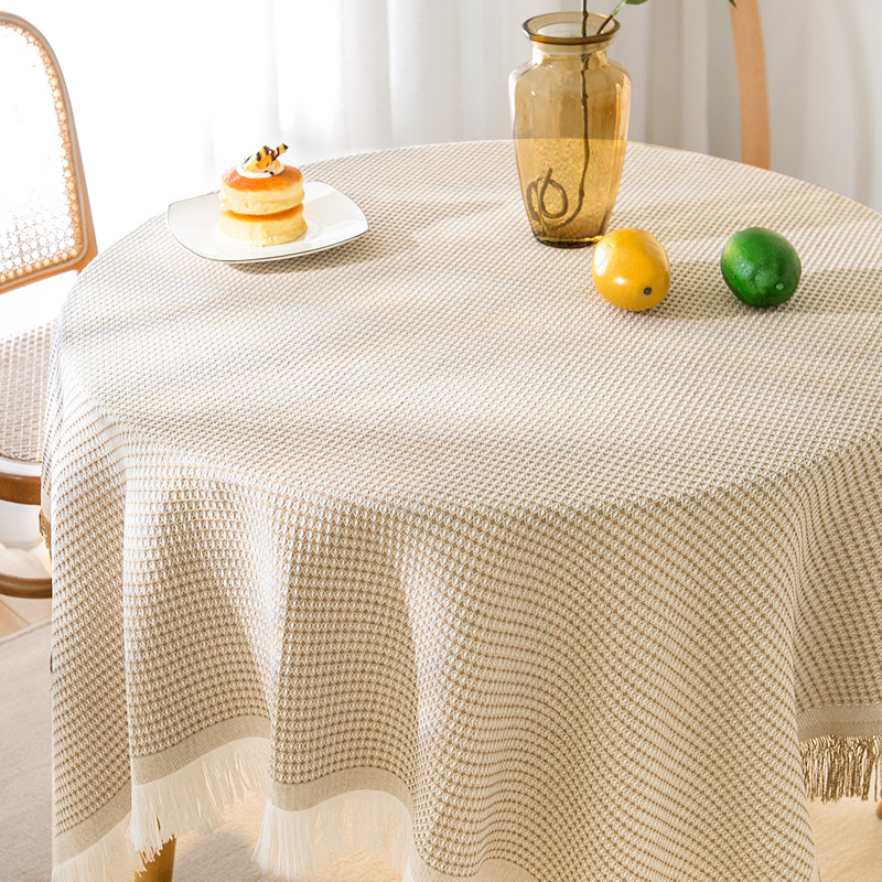 Table Cloth Knitted Fabric Art Dining Table Cloth ...
