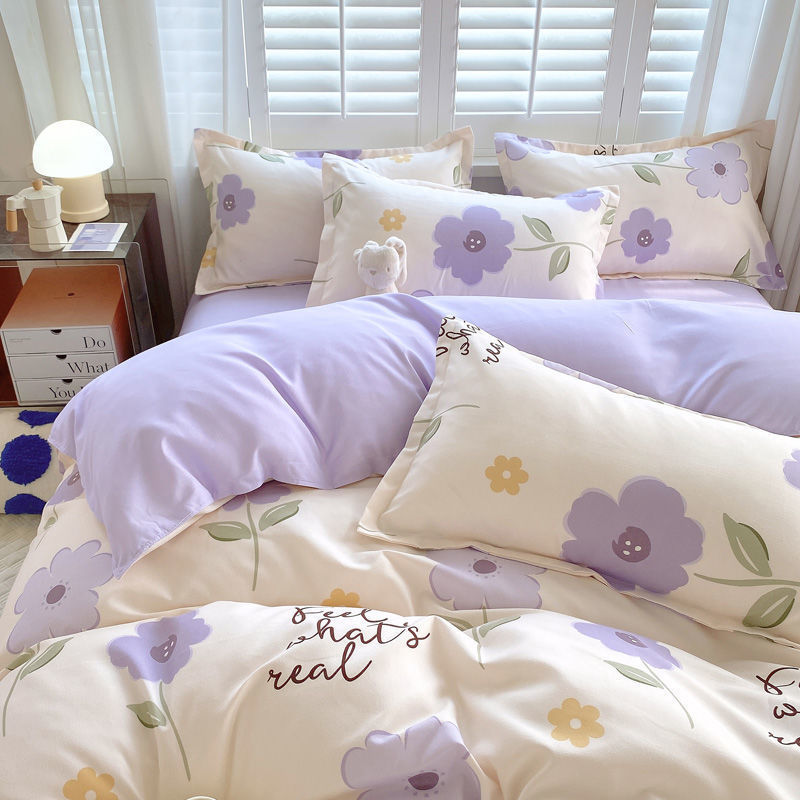 Thickened Four Piece Bedding Set, Bed Sheets, Bed ...