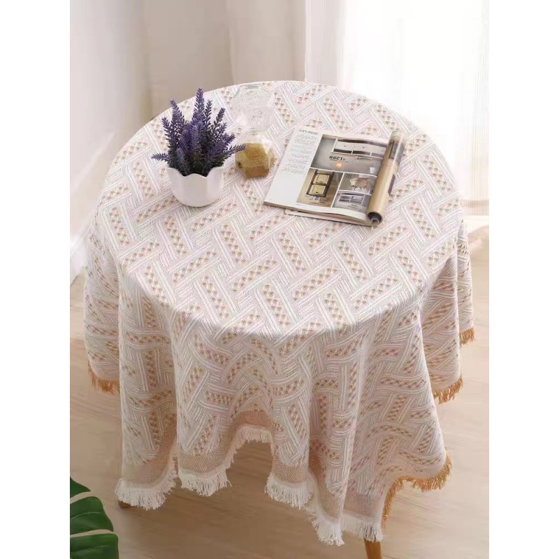 Table Cloth INS Wind White Thickened Versatile Dor...