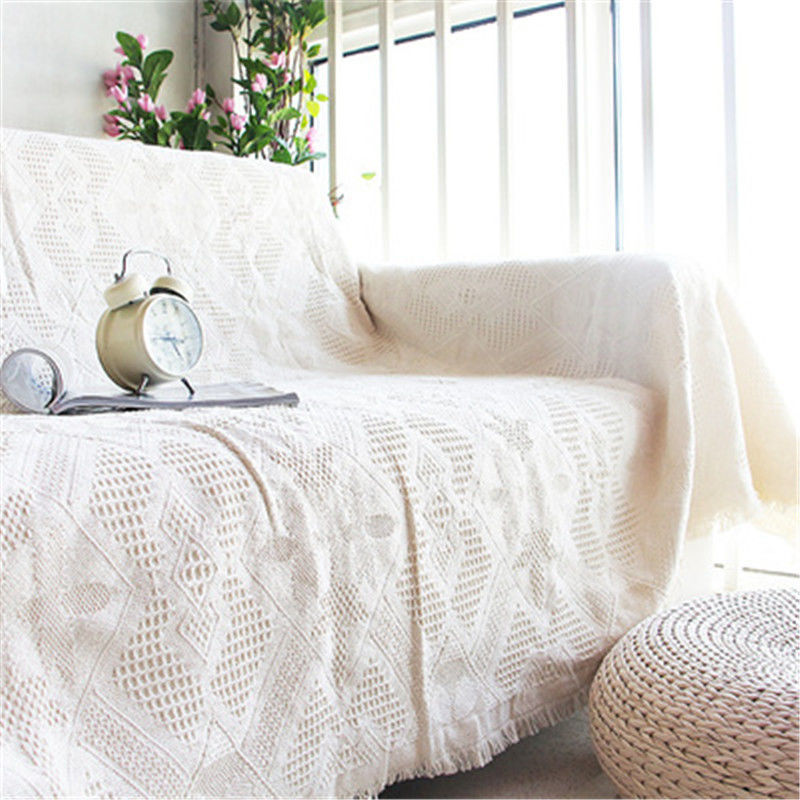 Minimalist Sofa Towel, Full Cover, Anti Slip Doubl...